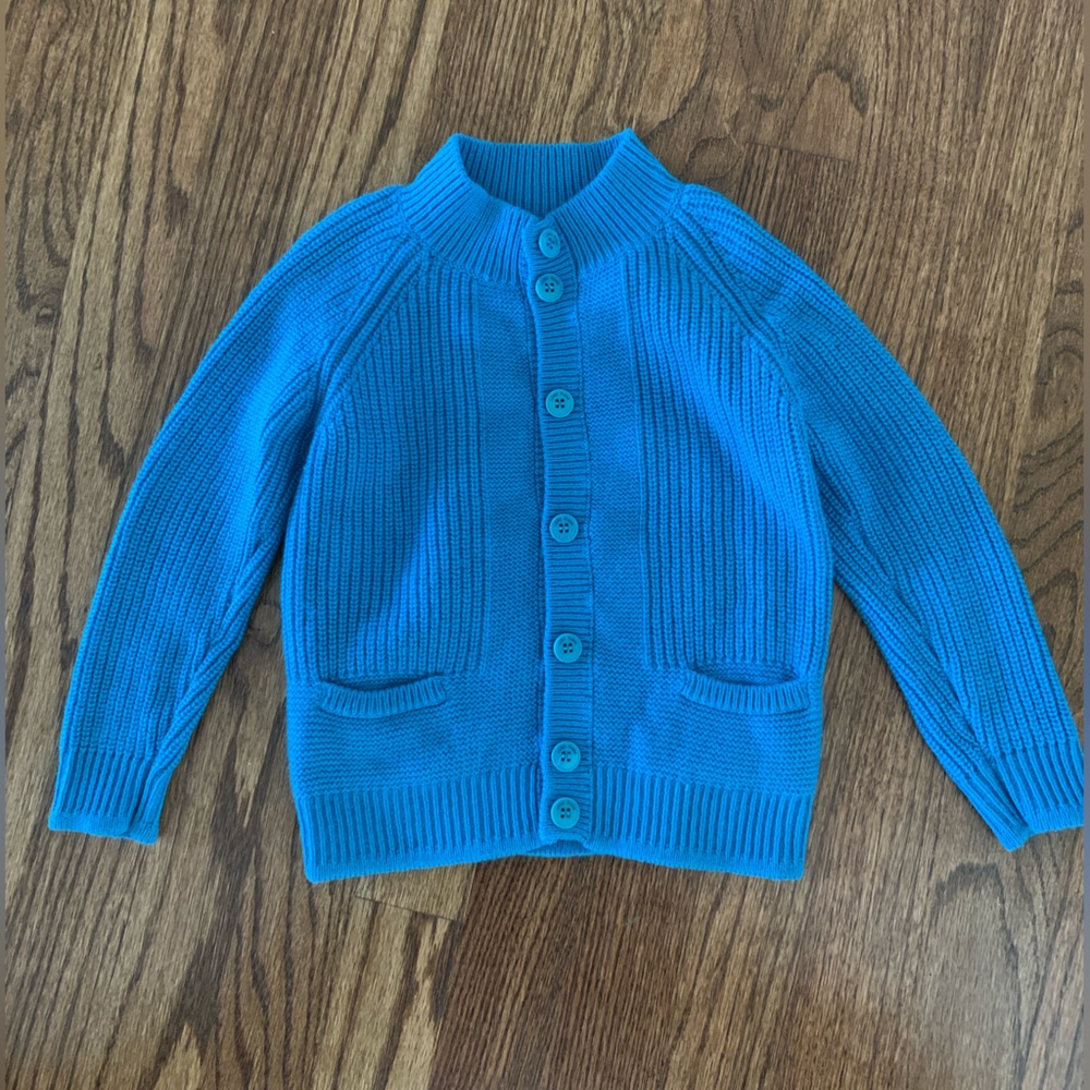 Loro Piana Blue Cardigan Sweater